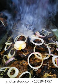 The Picture Was Taken In The City Of Mahayil In Saudi Arabia On 9/10/2020 Description: A Barbecue Night With The Family