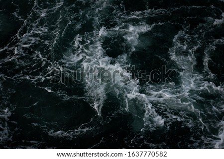 A picture of the turbulent waters of the Puget Sound.