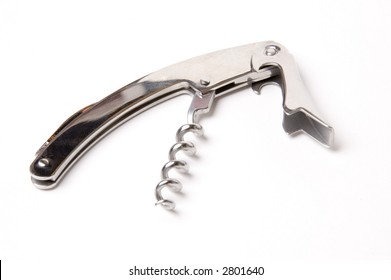 A picture of a waiter's friend multi tool with bottle opener and corkscrew