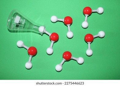 Picture of Water molecular model  - Powered by Shutterstock