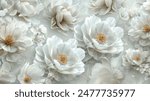 picture White flower group surface, beautiful pattern