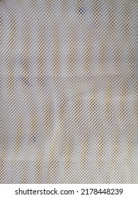 Picture Of White Mesh Fabric Pattern