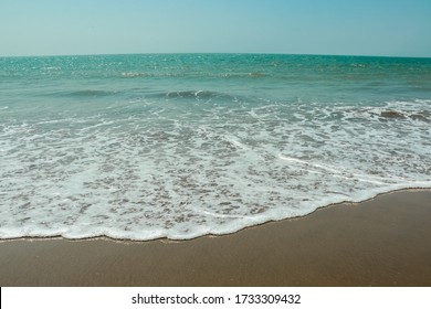 Picture Of A White Wave Of Cox's Bazaar Sea Beach  .