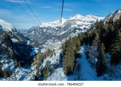 Picture Of A Winter Hike Day From Switzerland Leukerbad To Kandersteg