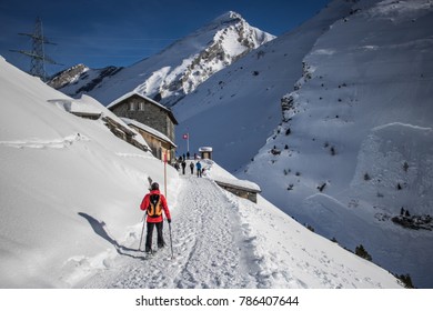 Picture Of A Winter Hike Day In Switzerland From Leukerbad To Kandersteg