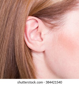 Picture Of Woman's Ear Close Up