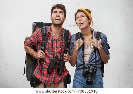 Similar – Image, Stock Photo TOURIST Human being