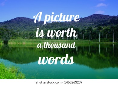 A picture is worth a thousand words Images, Stock Photos & Vectors ...