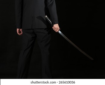 Picture Of Yakuza Holding Sword