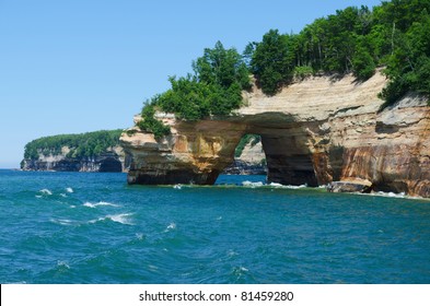 Pictured Rocks On Lake Superior