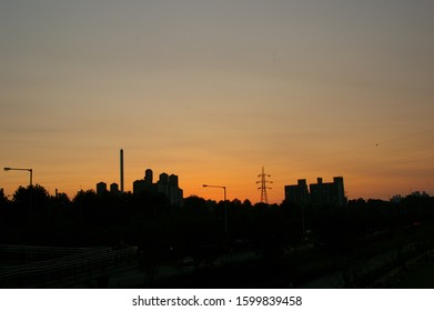 pictures of the sunset in Seoul