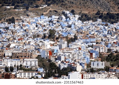 Pictures I took in the blue city, Chefchaouen, Morocco - Shutterstock ID 2311567463