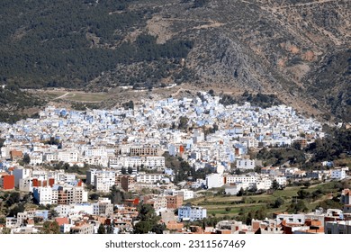 Pictures I took in the blue city, Chefchaouen, Morocco - Shutterstock ID 2311567469