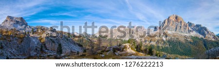 Picturesque Alpine mountain landscape