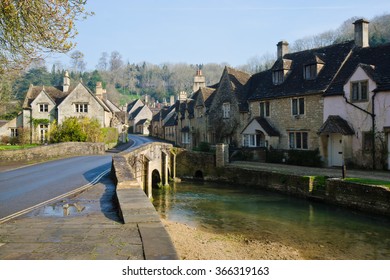 Picturesque Cotswold Village Of Castle Combe, England