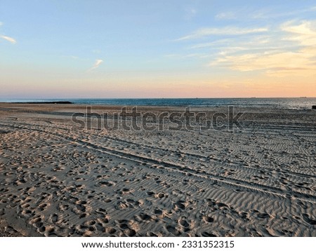 Similar – Wide beach Maritime