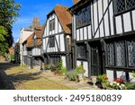 Picturesque half timbered English street in the town of Rye, East Sussex, UK