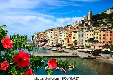                                   picturesque harbor of Porto Venere, Italian Riviera, Liguria,.
