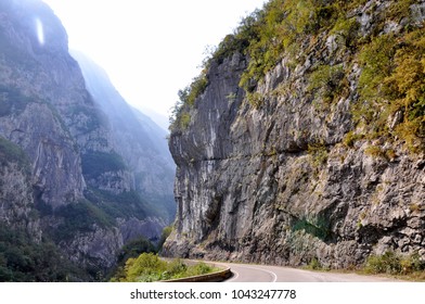 A picturesque journey along the roads of Montenegro among rocks and tunnels.  - Powered by Shutterstock