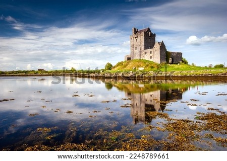 The picturesque Kinvara castle of Galway bay