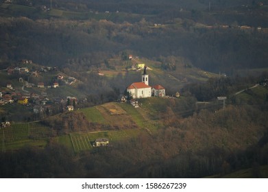 Picturesque Landscape In Hrvatsko Zagorje, Croatia