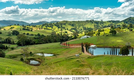 Picturesque Landscape In Rural South East Queensland