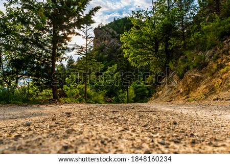 Similar – Image, Stock Photo Hiking path and epic landscape of Seceda peak in Dolomites Alps, Odle mountain range, South Tyrol, Italy, Europe