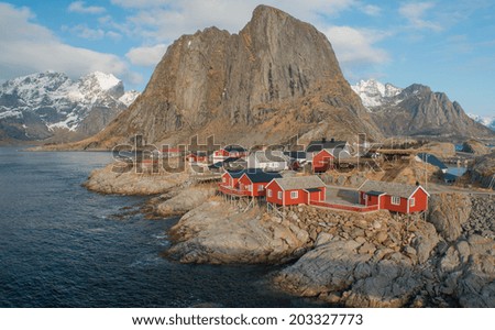 Similar – Image, Stock Photo Small fishing hut