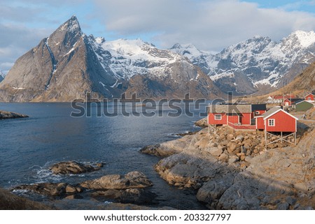 Similar – Image, Stock Photo Small fishing hut