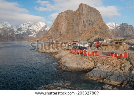 Similar – Image, Stock Photo Waterfront with small fishing boats in Spain Cadiz