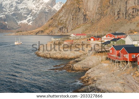 Similar – Image, Stock Photo Small fishing hut