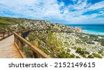 Picturesque Seal Bay boardwalk on Kangaroo Island, South Australia