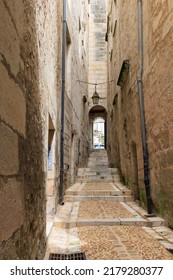 Picturesque Street In Perigueux Dordogne Region In Southwestern France