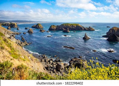 Picturesque view of the Northern California coastline.
