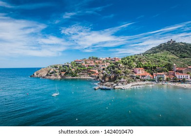 Picturesque View Of The Streets Of Collioure, Pyrénées-Orientales, France