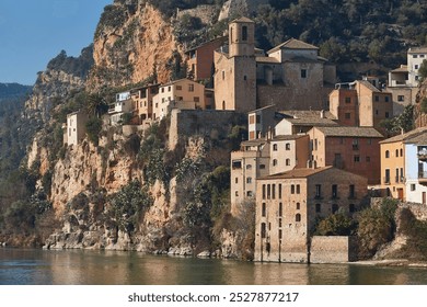 Picturesque village with medieval castle. Miravet, Tarragona. Catalunya, Spain - Powered by Shutterstock