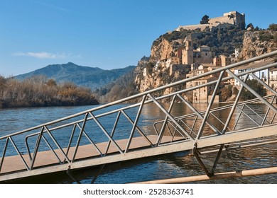 Picturesque village with medieval castle. Miravet, Tarragona. Catalunya, Spain - Powered by Shutterstock