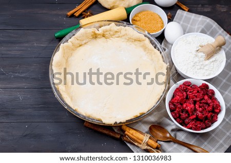 Similar – Bake rhubarb cake Food