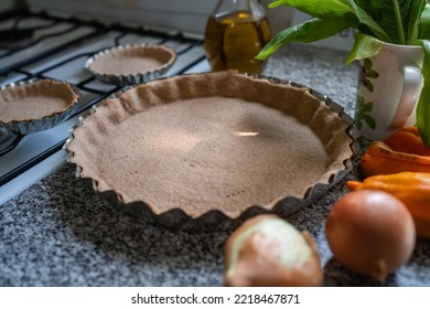 Pie Crust Ready To Be Filled And Baked