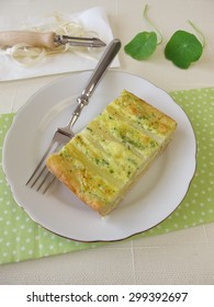 Piece Of Asparagus Quiche