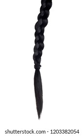 Piece Of Black Hair Braided