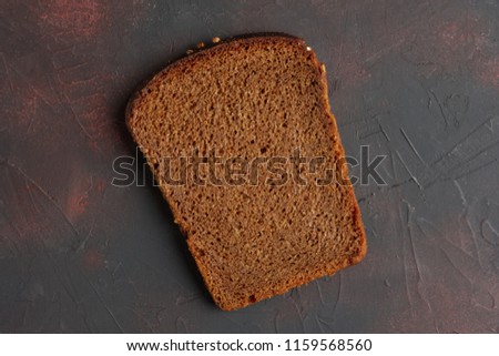 Piece of broun bread