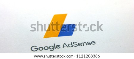 piece of envelope from google adsense which deliver a pin 