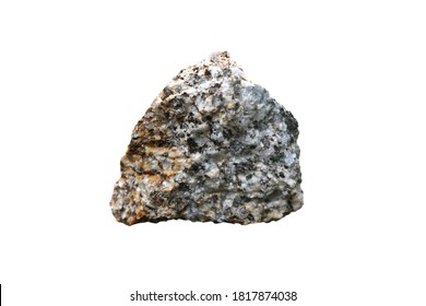 Raw Hornblende Granite Isolated On White Stock Photo (Edit Now) 1813608367