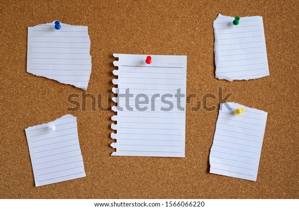 Piece Paper Blank White Note Pad Stock Photo Edit Now