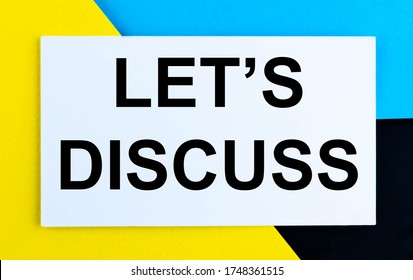 507 Let us discuss Images, Stock Photos & Vectors | Shutterstock