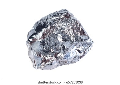 Piece Silicon Isolated On White Background Stock Photo 657233038 ...