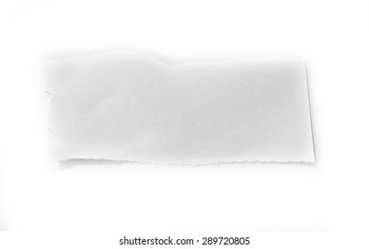 Torn White Paper Horizontal Rectangular Oval Stock Vector (Royalty Free ...