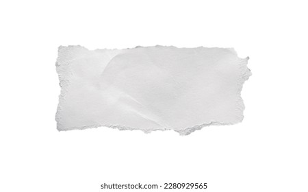 piece of white paper tear isolated on white background - Shutterstock ID 2280929565