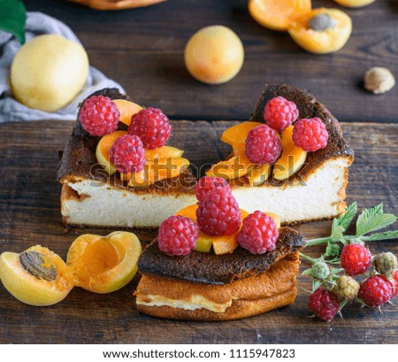 Similar – Image, Stock Photo pieces of cottage cheese pie